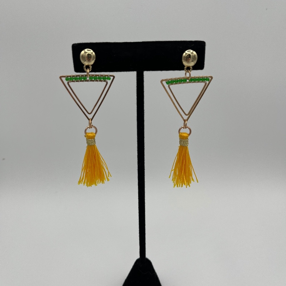 Double Trouble Tassle Earrings